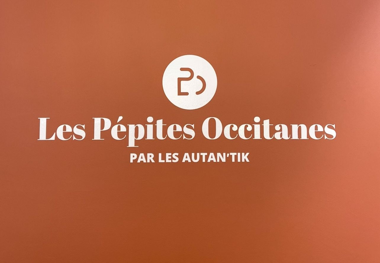Logo de la boutique les pépites occitanes, rue saint Rome à Toulouse